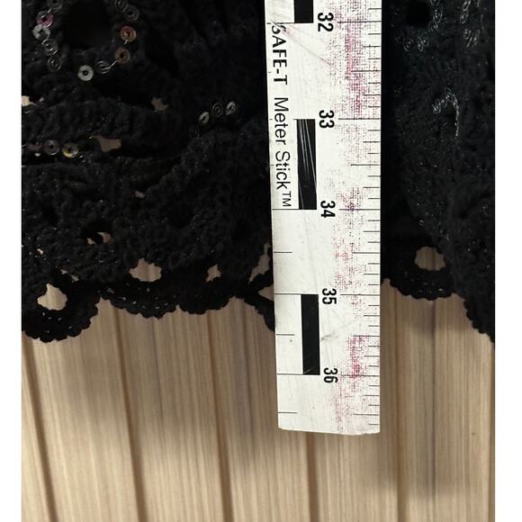 Maje Rozimette Crochet & Sequin Backless Dress Women’s Size FR 40 / US L - Picture 9 of 14